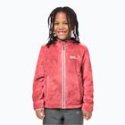 Felpa da trekking per bambini Jack Wolfskin Nepali sunset coral