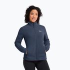 Felpa in pile da donna Jack Wolfskin Taunus 100 Full Zip midnight sky