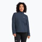Felpa in pile da donna Jack Wolfskin Taunus 100 Half Zip midnight sky