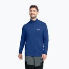Felpa trekking da uomo  Jack Wolfskin Litestride Full Zip blue orchid