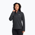 Felpa in pile da donna Jack Wolfskin Anytrail Full Zip phantom