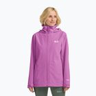Giacca antipioggia da donna Jack Wolfskin Trailtime 2L foxglove