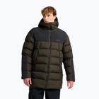 Giacca imbottita da uomo Jack Wolfskin Icy Hollow Hooded obsidian moss