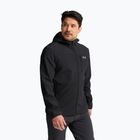 Giacca antivento da uomo Jack Wolfskin Wild Winds Hooded black