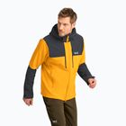 Giacca antivento da uomo Jack Wolfskin Jasper burly yellow jw