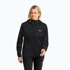Giacca softshell da donna Jack Wolfskin Windhain 2 Hoody black