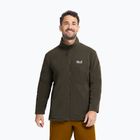 Pile uomo Jack Wolfskin Taunus 200 Full Zip obsidian moss