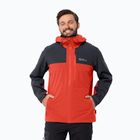 Giacca antipioggia Jack Wolfskin Go Hike strong da uomo di colore rosso