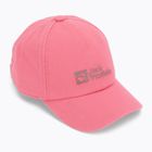 Cappello da baseball Jack Wolfskin per bambini rosa limonata