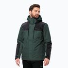 Jack Wolfskin giacca Jasper 3in1 uomo nero oliva