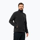 Jack Wolfskin giacca in pile da uomo Winterstein Fz nero