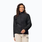 Felpa in pile Jack Wolfskin da donna High Curl nero