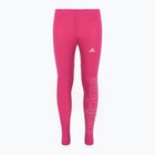 Leggings da bambino adidas Essentials Lin team real magenta/rosa chiaro