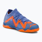 PUMA Future Match IT + Mid blu glimmer/puma bianco/ultra arancione scarpe da calcio per bambini