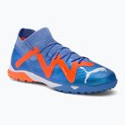 PUMA Future Ultimate Cage blu glimmer/puma bianco/ultra arancione scarpe da calcio da uomo
