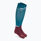 CEP Tall 4.0 calze da corsa a compressione da uomo, benzina/rosso scuro