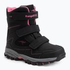 KangaROOS K-Robi KTX jet nero/rosa, stivali da neve per bambini