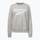 Felpa Reebok Identity Big Logo Fleece Crew donna, grigio heather medio