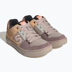 Scarpe da ciclismo piattaforma donna adidas FIVE TEN Freerider wonder taupe/ftwr white/acid orange