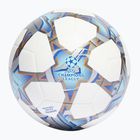 Adidas UCL formazione calcio 23/24 bianco / argento metallico / ciano brillante / royal dimensioni 4