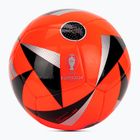 Adidas Fussballiebe Club Euro 2024 solare rosso / nero / argento metallico calcio dimensioni 4