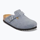 Ciabatte BIRKENSTOCK Boston Suede Leather stone blue