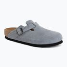 Ciabatte BIRKENSTOCK Boston Suede Leather stone blue
