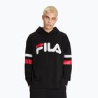 Felpa con cappuccio da uomo FILA Luohe oversize nero