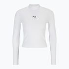 FILA Linnuse Cropped Turtle Neck donna manica lunga bianco brillante