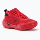 PUMA Playmaker Pro JR scarpe da basket per bambini per tutti i tempi rosso/puma nero