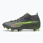 Scarpe da calcio PUMA uomo Ultra 5 Match+ FG/AG argento invecchiato opaco/allarme giallo/puma argento invecchiato