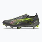 PUMA scarpe da calcio da uomo Ultra 5 Ultimate MxSG opaco invecchiato argento/giallo allarme/sole colpito
