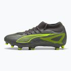 Scarpe da calcio da uomo PUMA Ultra 5 Play+ FG/AG argento invecchiato opaco/allarme giallo/puma argento invecchiato