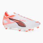 Scarpe da calcio da uomo PUMA Ultra 5 Match FG/AG puma bianco/puma nero/rosso brillante