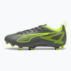 PUMA Ultra 5 Play FG/AG Jr opaco argento invecchiato/allarme giallo/puma argento invecchiato scarpe da calcio per bambini