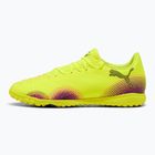 Scarpe da calcio da uomo PUMA Future 8 Play TT allerta gialla / puma nero / sole colpito