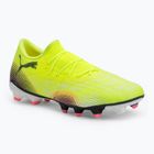 Scarpe da calcio da uomo PUMA Future 8 Match Low FG/AG yellow alert/ puma nero/ sole colpito