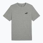PUMA ESS Small No. 1 Logo Tee Uomo grigio medio heather