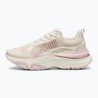 Scarpe da corsa da donna PUMA Softride Divine Metal neve alpina/bianco caldo/rosa malva