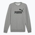 Felpa da uomo PUMA ESS No. 1 Logo Crew TR grigio erica medio