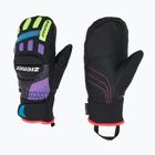 ZIENER Guanti da sci per bambini Luron Aquashield PR Mitten multicolore