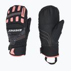 ZIENER Guanti da sci per bambini Luron Aquashield PR Mitten nero/rosa vani