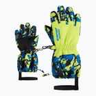 Guanti da sci per bambini ZIENER Levio AS Minis camo persian blue