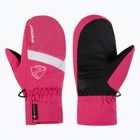 Guanti da sci per bambini ZIENER Levin-Z GTX Mitten tie dye pop pink