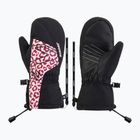 Guanti da sci per bambini ZIENER Lavalino-Z Aquashield AW Mitten black/red leo