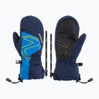 Guanti da sci per bambini ZIENER Lavalino-Z Aquashield AW Mitten dark navy/cobalt blue