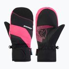 Guanti da sci per bambini ZIENER Luuki-Z Aquashield black/pop pink