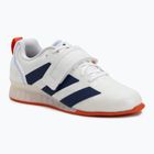 Scarpe da sollevamento pesi adidas Adipower Weightlifting III Footwear white/dark blue/royal blue