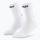 CEP Calze a compressione da donna Run Mid Cut 5.0 bianco