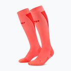 Calzini da donna CEP Ultralight Tall 4.0 neon coral/red